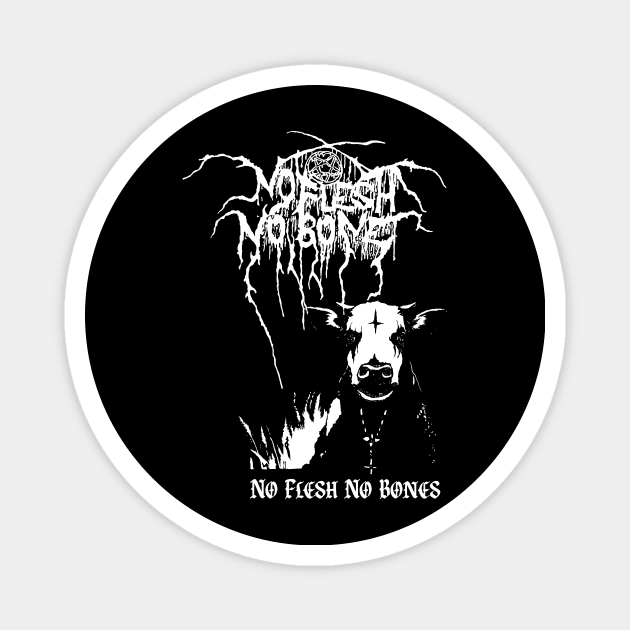 No Flesh No bones Magnet by pontosix